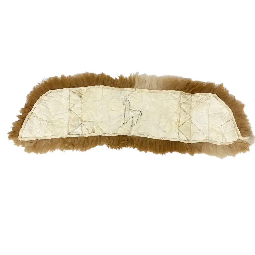 Vintage Llama Fur Handcrafted Patchwork Wall Hanging Art Decor